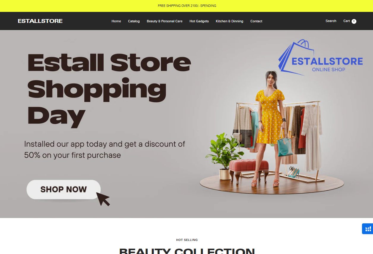 Estallstore Shopify Store