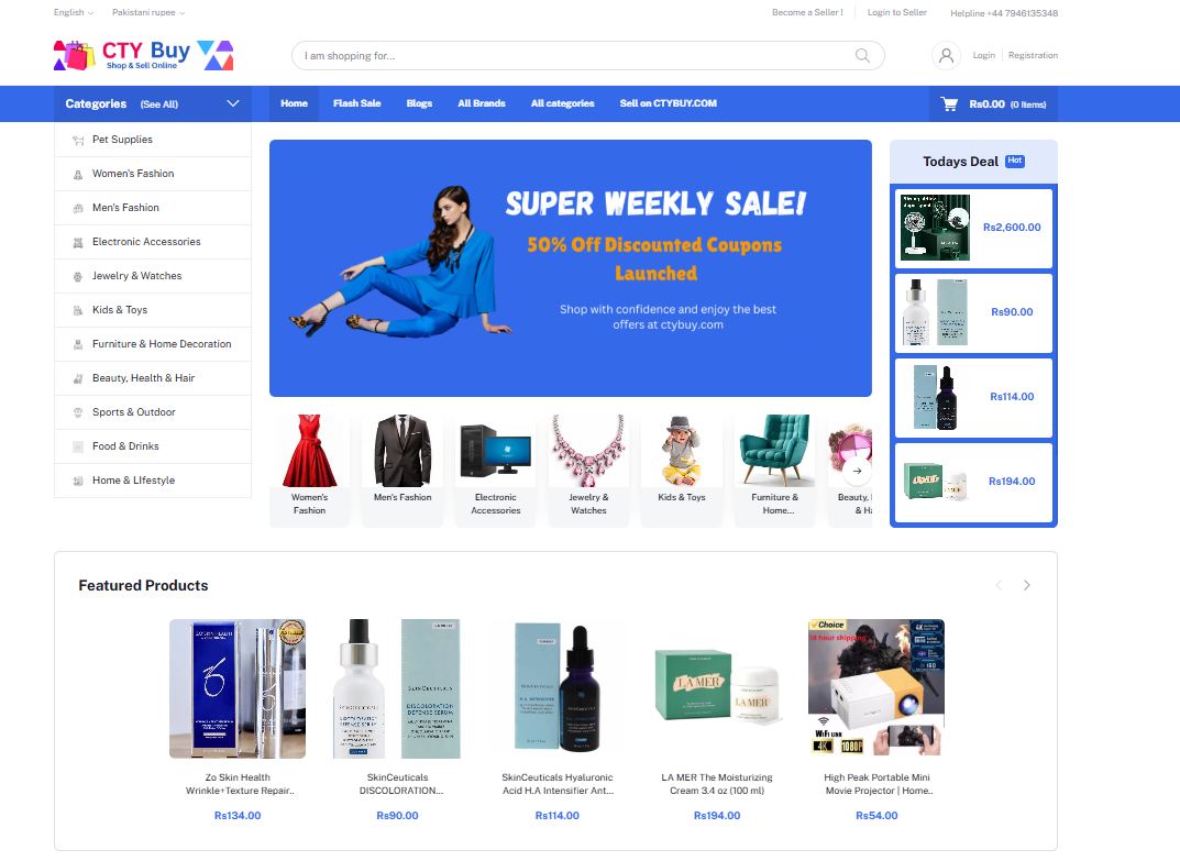 CTYBUY Multi-Vendor Website