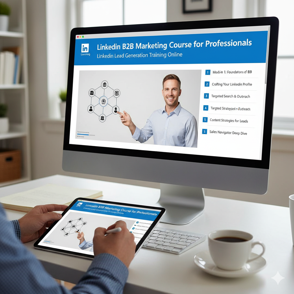 LinkedIn B2B Marketing Course for Professionals | LinkedIn Lead Generation Training Online