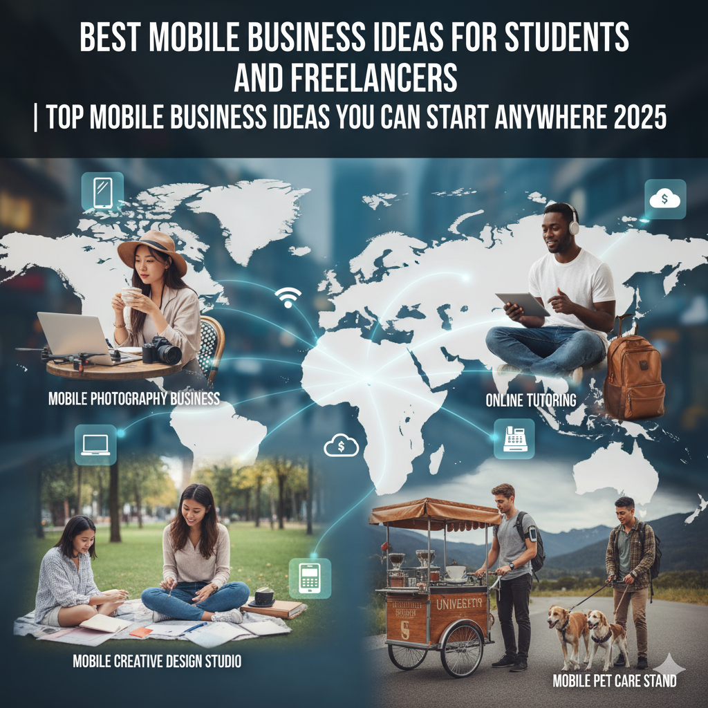 Best Mobile Business Ideas for Students and Freelancers | Top Mobile Business Ideas You Can Start Anywhere 2025