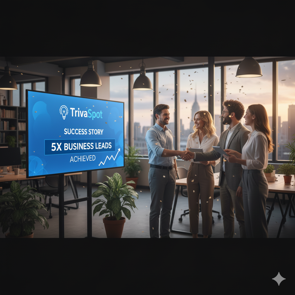 TrivaSpot Success Story – 5x Business Leads Achieved