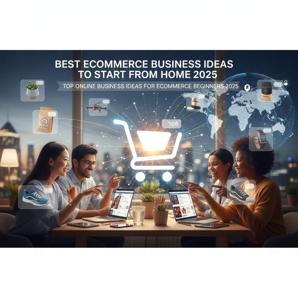 Best Ecommerce Business Ideas to Start From Home 2025 | Top Online Business Ideas for Ecommerce Beginners 2025