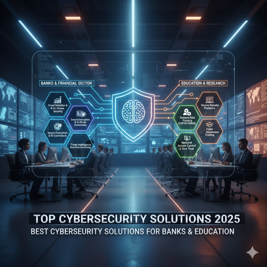 Top Cybersecurity Solutions for Global Industries 2025 | Best Cybersecurity Solutions for Banks & Education