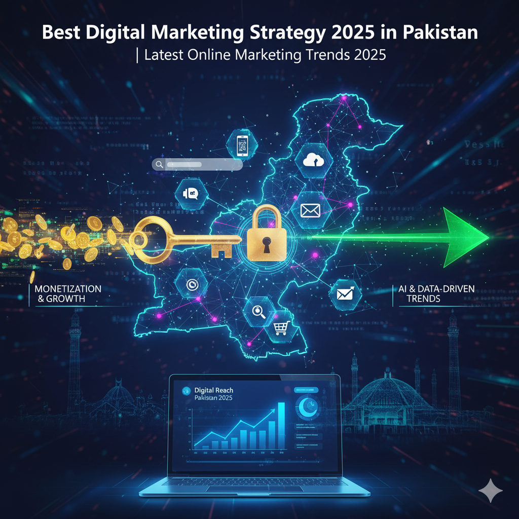 Best Digital Marketing Strategy 2025 in Pakistan | Latest Online Marketing Trends 2025