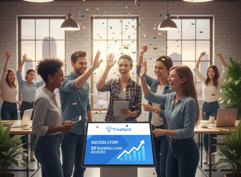 TrivaSpot Success Story – 5x Business Leads Achieved
