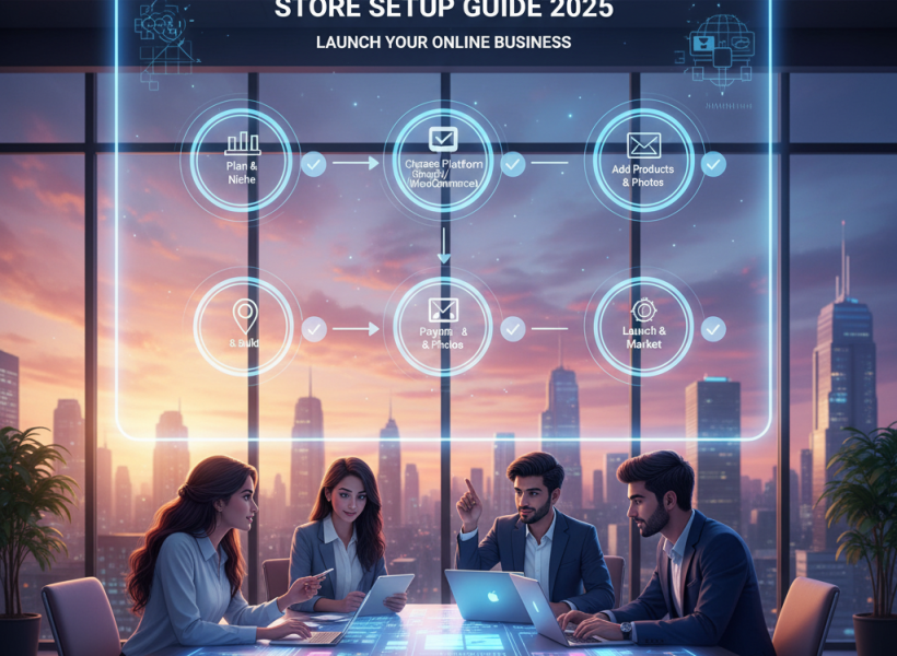 Step-by-Step E-commerce Store Setup Guide — 2025