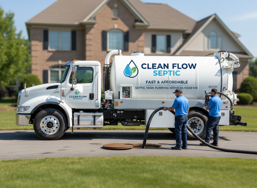 Septic Tank Pumping Services Near Me | Fast & Affordable